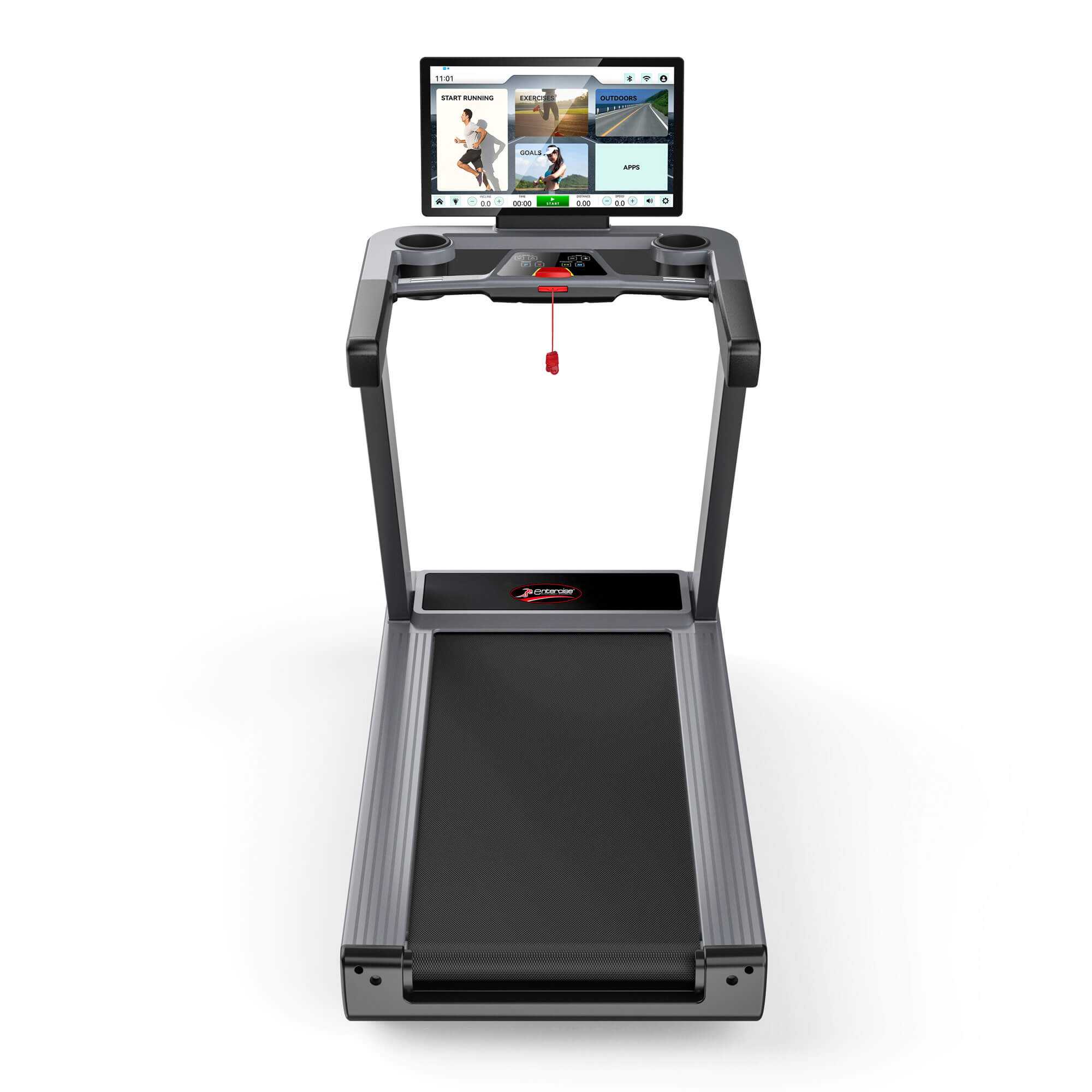 Entercise 6830TA commercial treadmill with touch screenEntercise