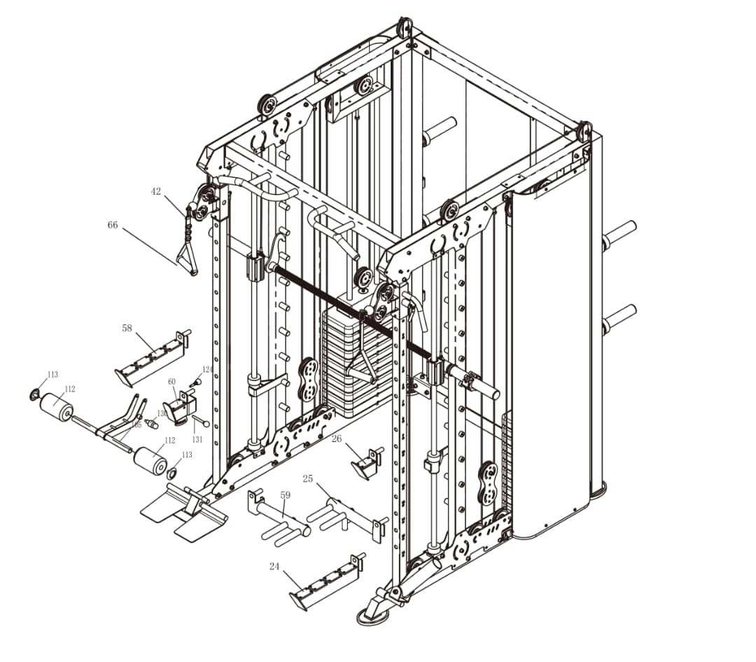 Functional Trainer All-in-One Exercise Equipment for Versatile Workout