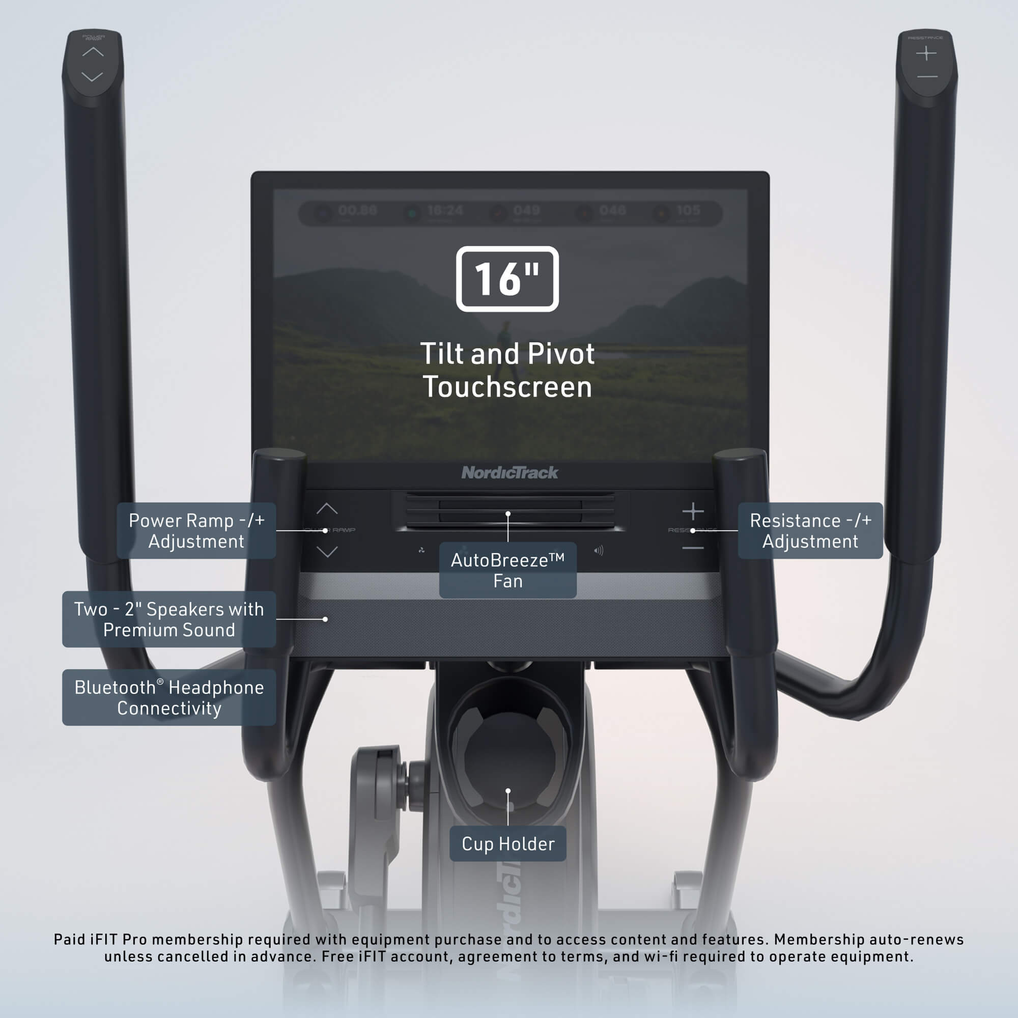 Elliptical NordicTrack AirGlide 16