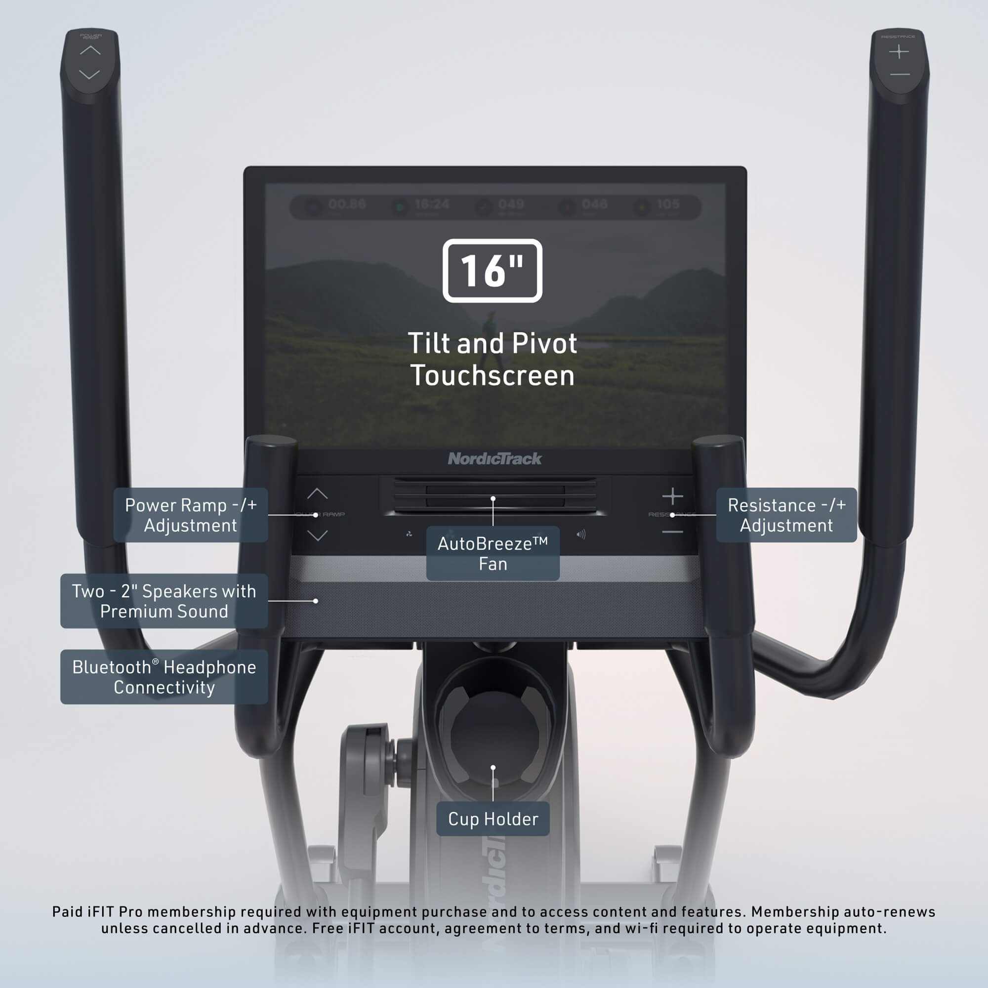 Elliptical NordicTrack AirGlide 16