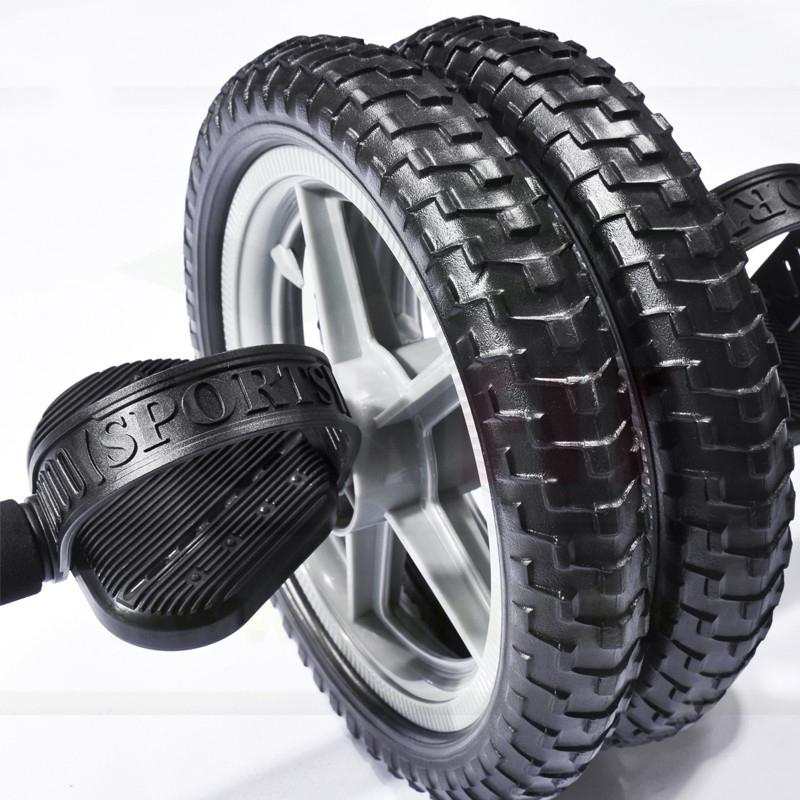 JOINFIT AB Double Wheel ab roller with dual textured wheels and cushioned axle for core workouts