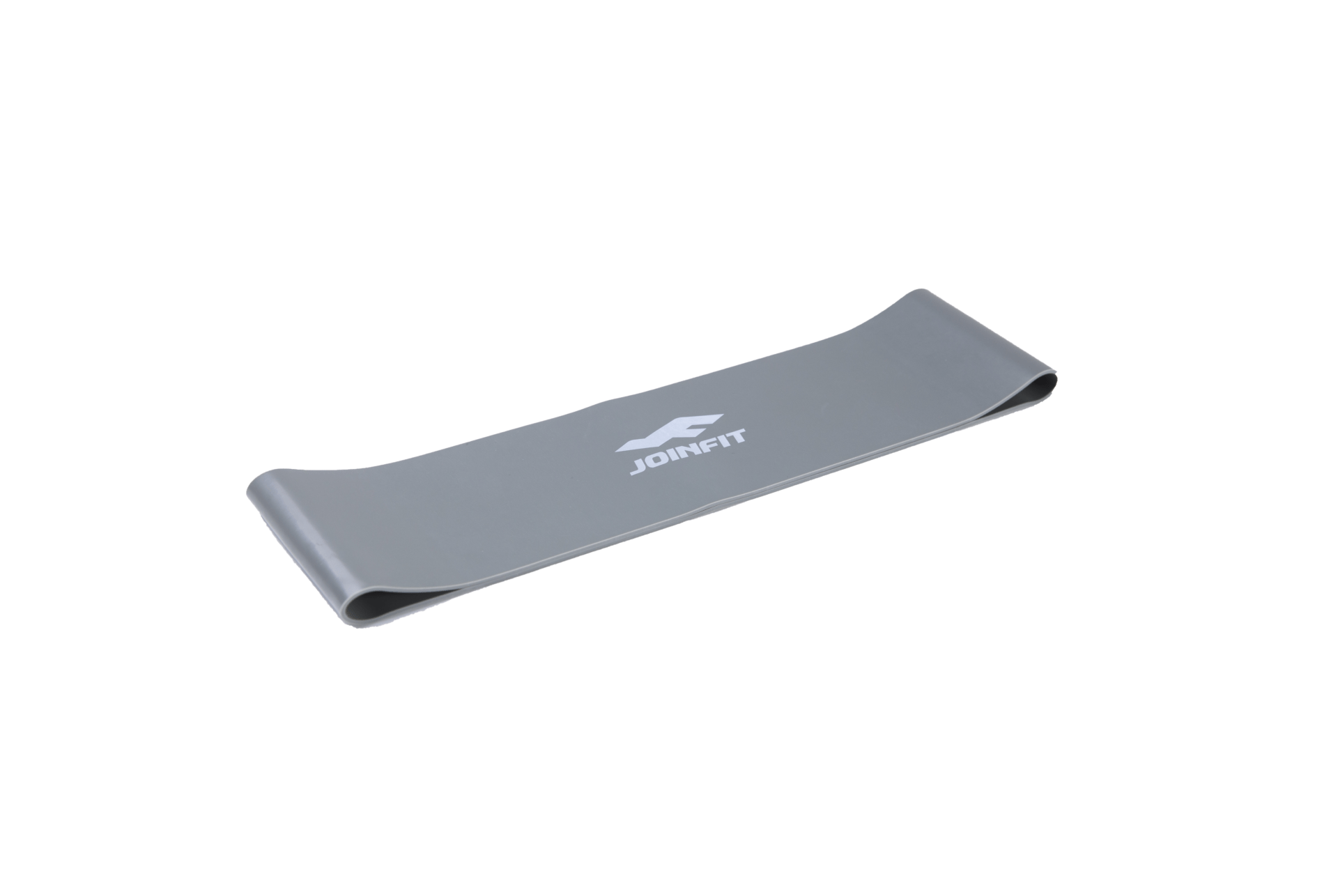 JOINFIT Latex Resistance Mini Loop Band 65LB grey rubber latex exercise band for strength training and rehabilitation