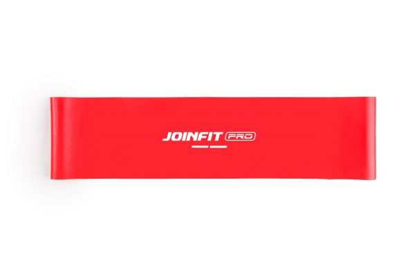JOINFIT Latex Resistance 5LB red mini loop band for strength and rehab exercises