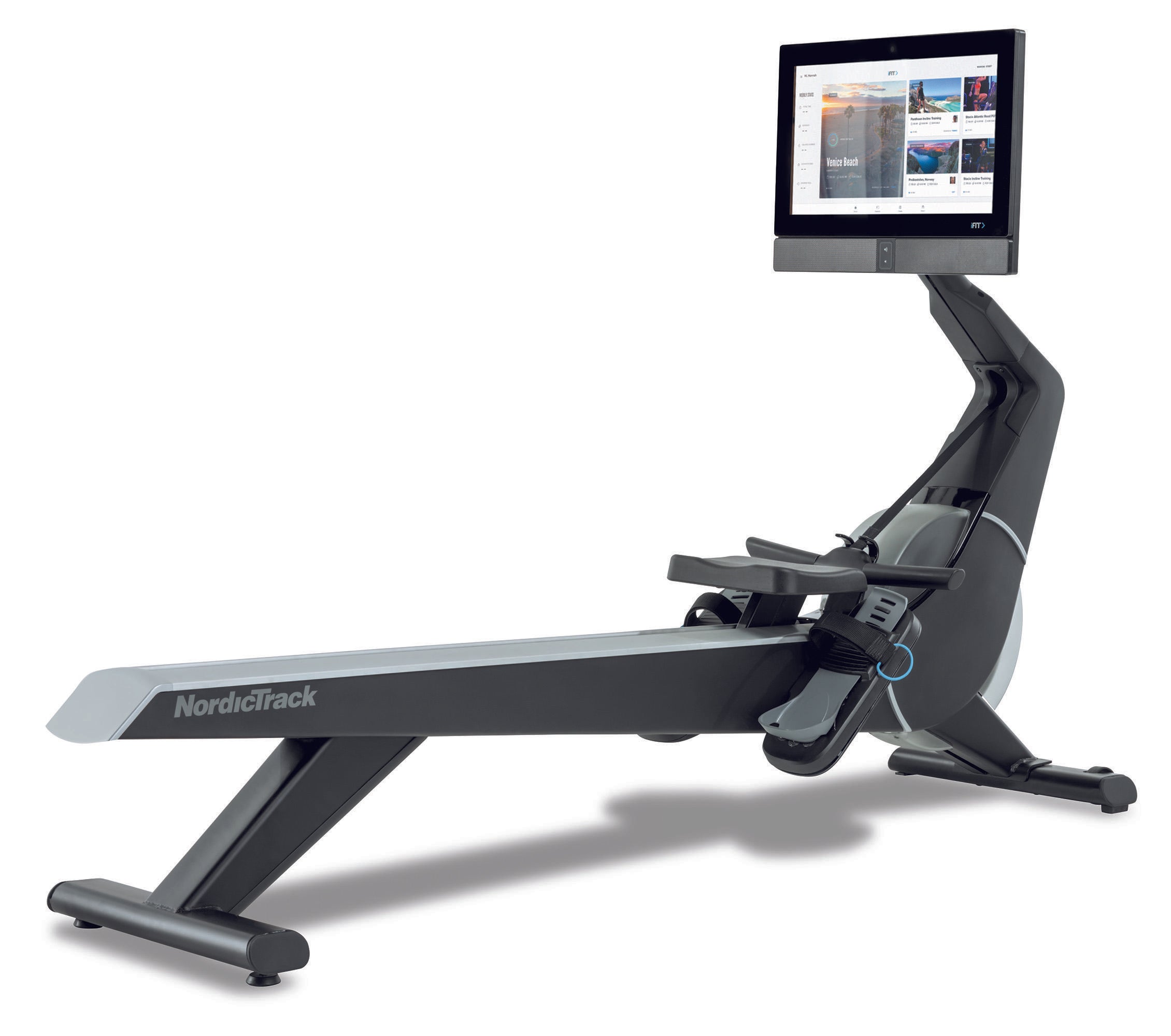 NordicTrack Rowing Machine RW900 with 22-inch touchscreen and interactive iFit training system