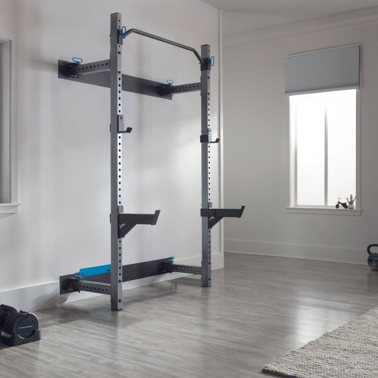 Wall Rack: Space-Saving Foldable Wall Rack for Home Workouts | ProForm