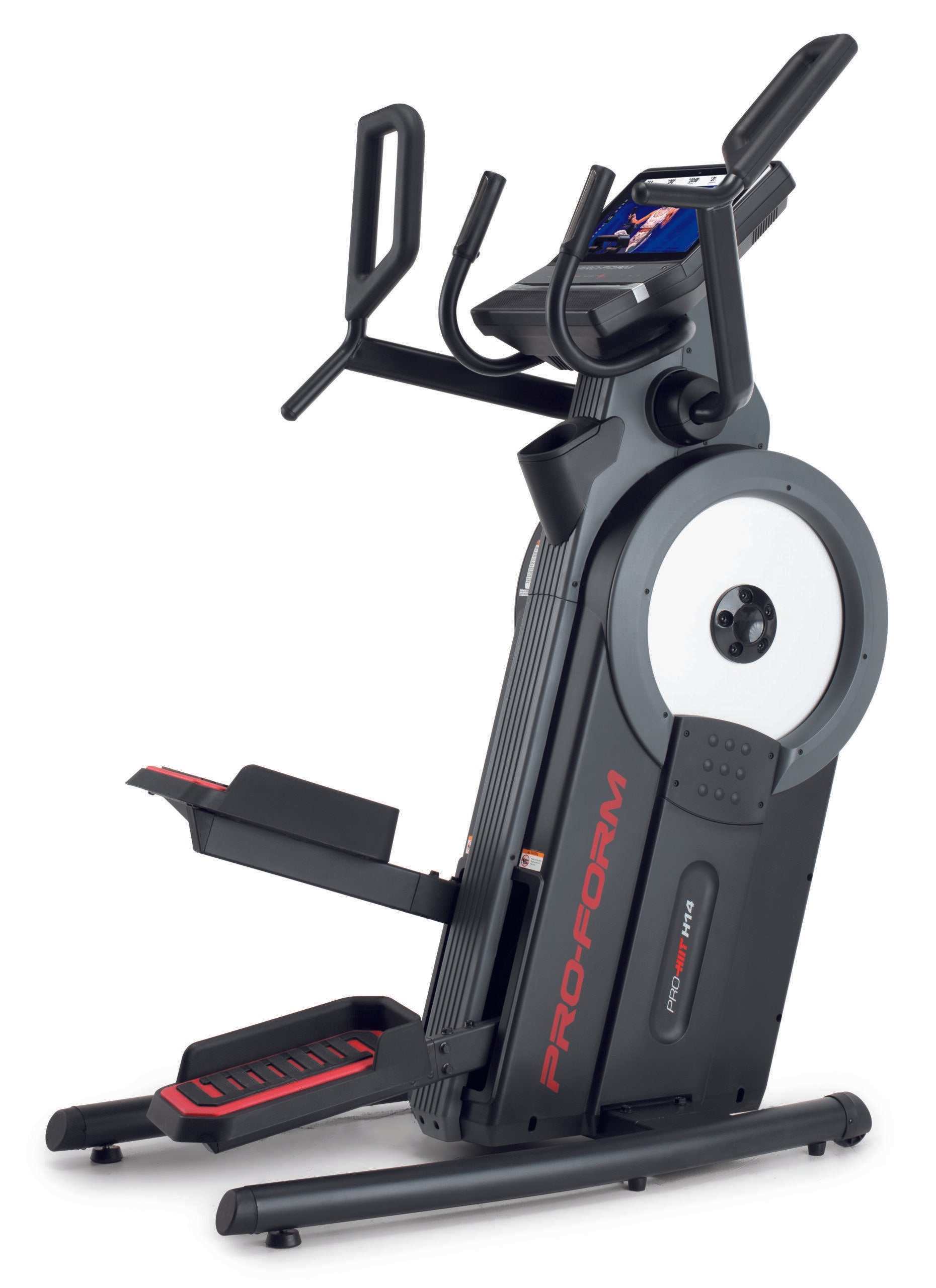 ProForm Elliptical Pro HIIT H14 elliptical and stepper machine with touchscreen and magnetic resistance