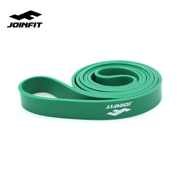 Green JOINFIT Pull-up Assist Band 45mm made from durable 9-layer Malaysian rubber for versatile workout support