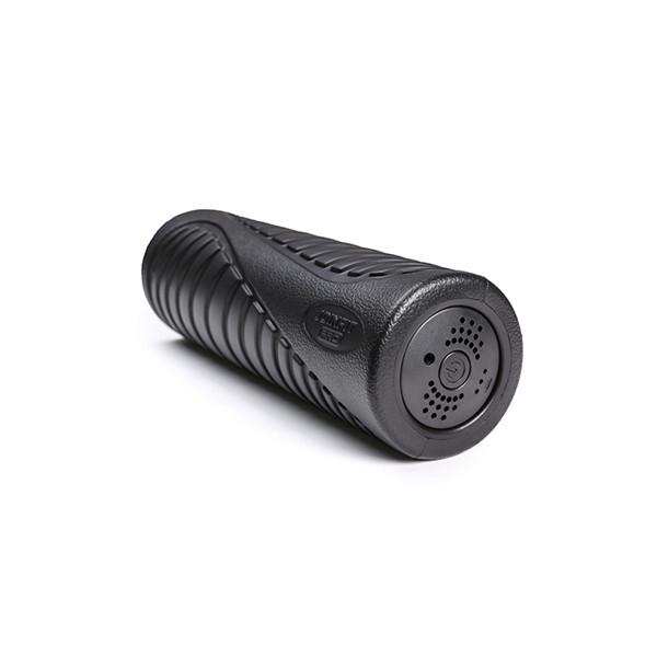 JOINFIT black vibrating massage roller with textured surface and adjustable vibration levels for muscle recovery