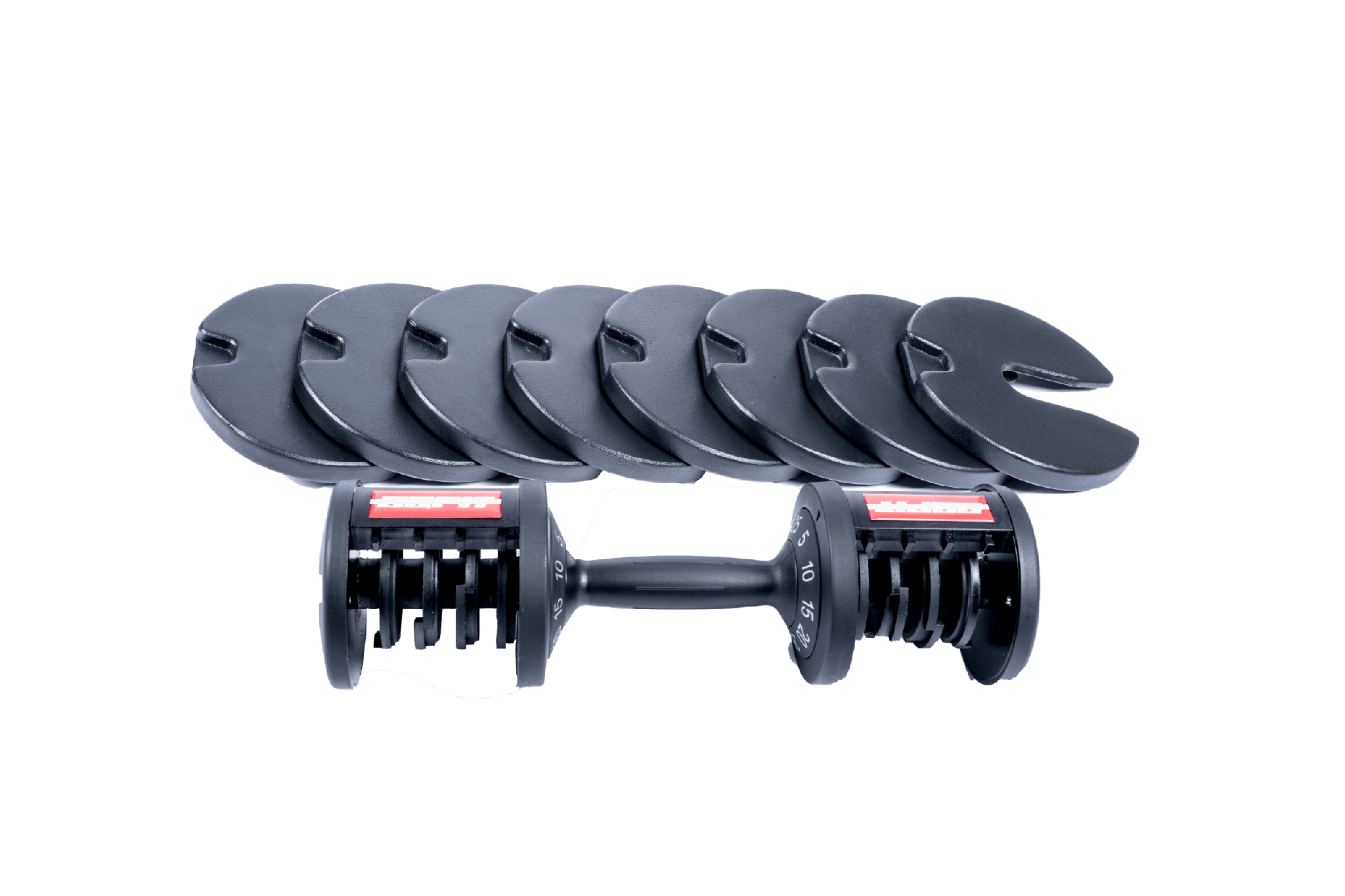 دمبل Entercise قابل للتعديل 25 رطلاً – فردي