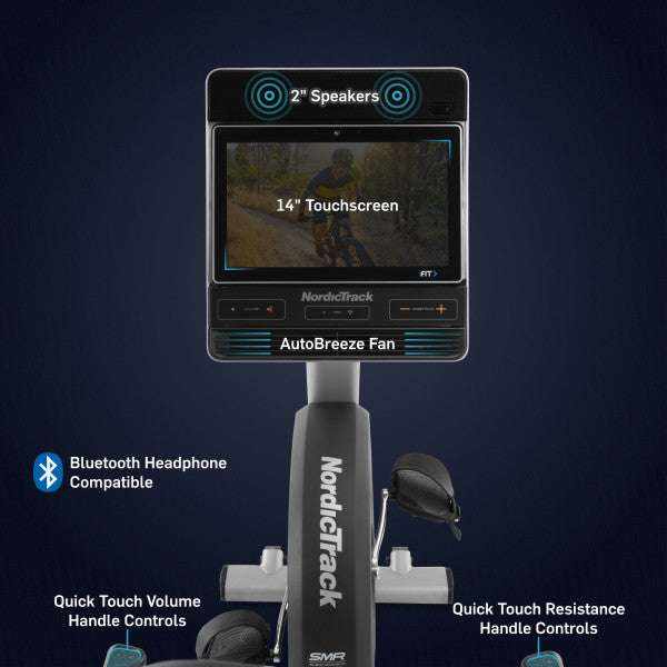 Exercise Bike NordicTrack R35 with iFIT | Commercial Recumbent Bike