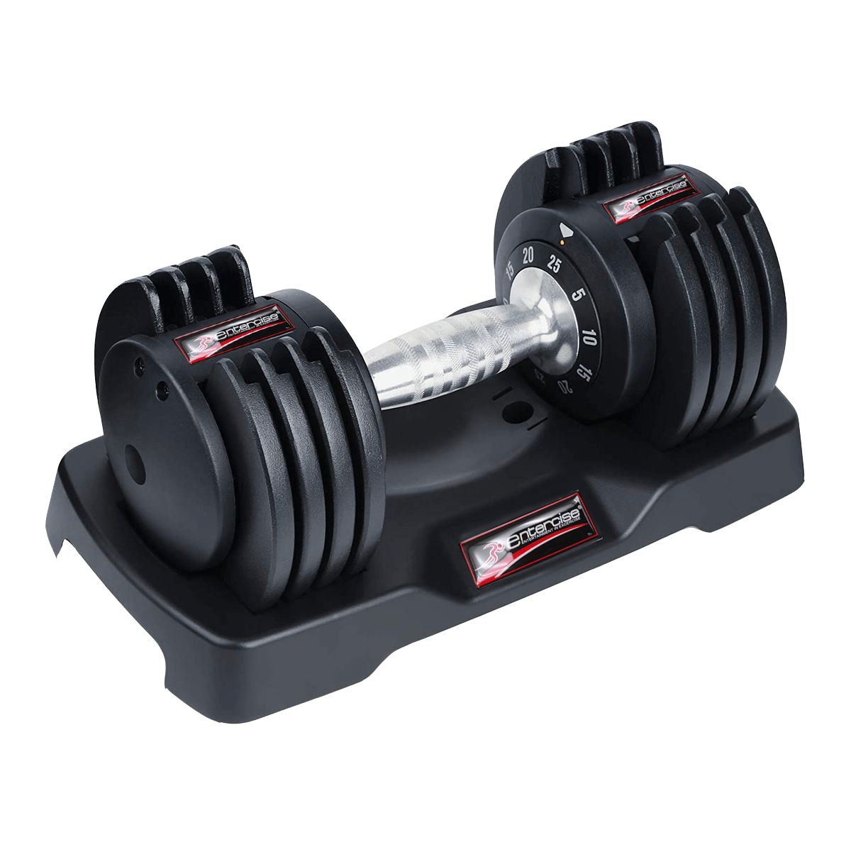 Entercise 25LBS Adjustable Dumbbells – Single