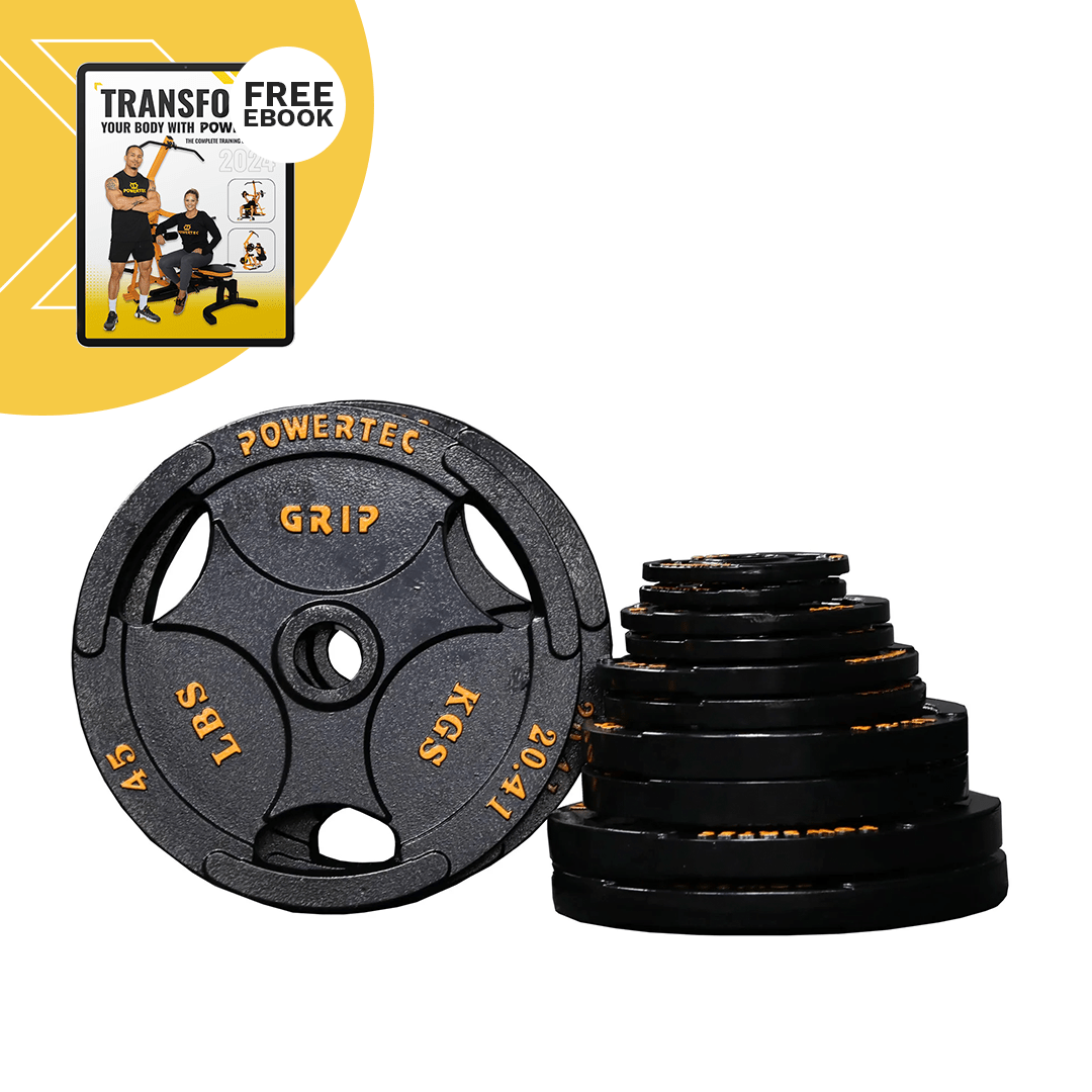 Powertec OLYMPIC Plate 255 LBS Set