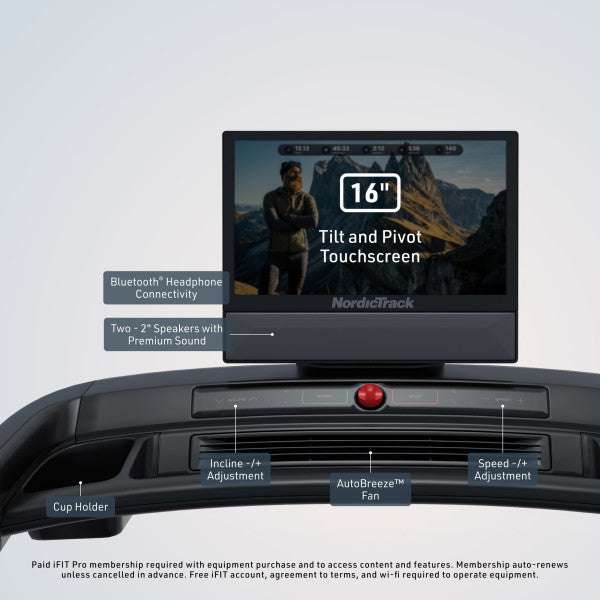 Treadmill - NordicTrack Commercial 1750 NEW | High-Performance Running Machine