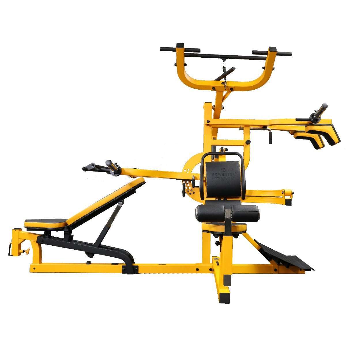 Powertec Multisystem MS20 compact leg sled and MultiGym  equipment